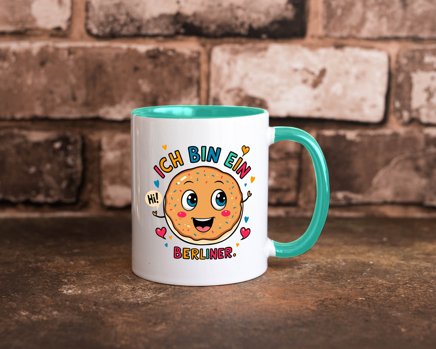 Ich bin ein Berliner | Krapfen Pfannkuchen Humor Geschenkidee Tasse