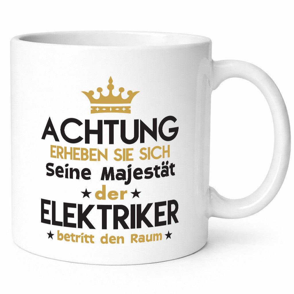 Seine Majestät Elektriker | Elektronik Elektrotechnik lustiger Spruch Geschenk