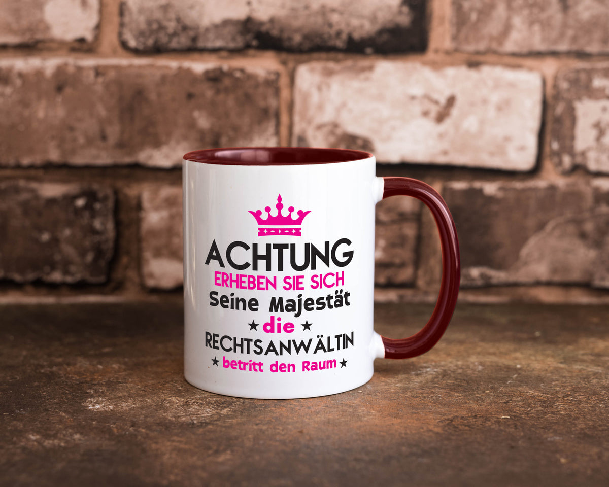 Seine Majestät Rechtsanwältin | Jurstin Anwältin Humor Geschenkidee Tasse