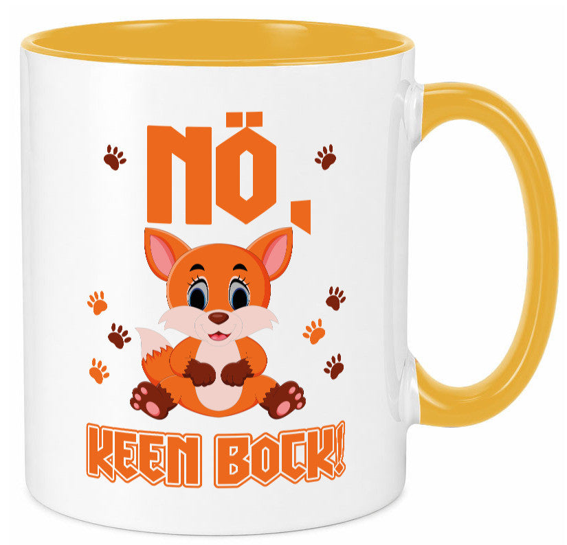 Nö, keen Bock Humor Geschenkidee Tasse