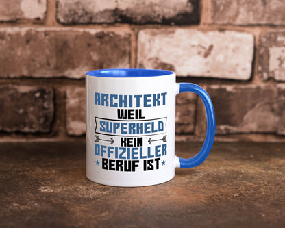 Superheld Architekt | Architektur Büro Geschenk Arbeit Kollegen lustiger Spruch