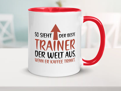 So sieht Bester Trainer der Welt aus | Kaffee Humor Geschenkidee Tasse