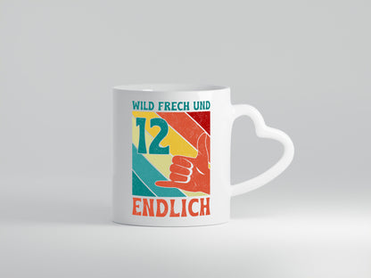 12. Geburtstag | 12 Jahre Wild und Frech Humor Geschenkidee Tasse