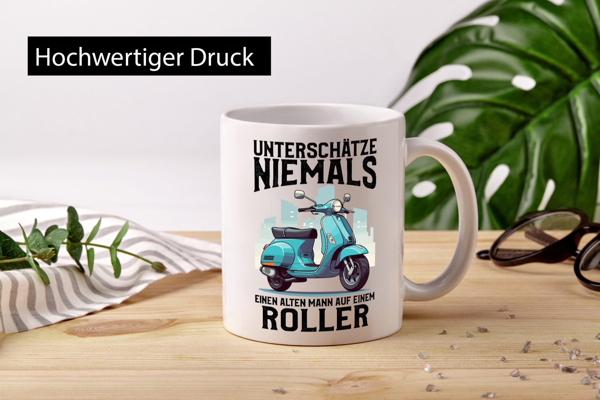 Unterschätze keinen alten mann auf dem Roller | Motorscooter v2 Geschenkidee