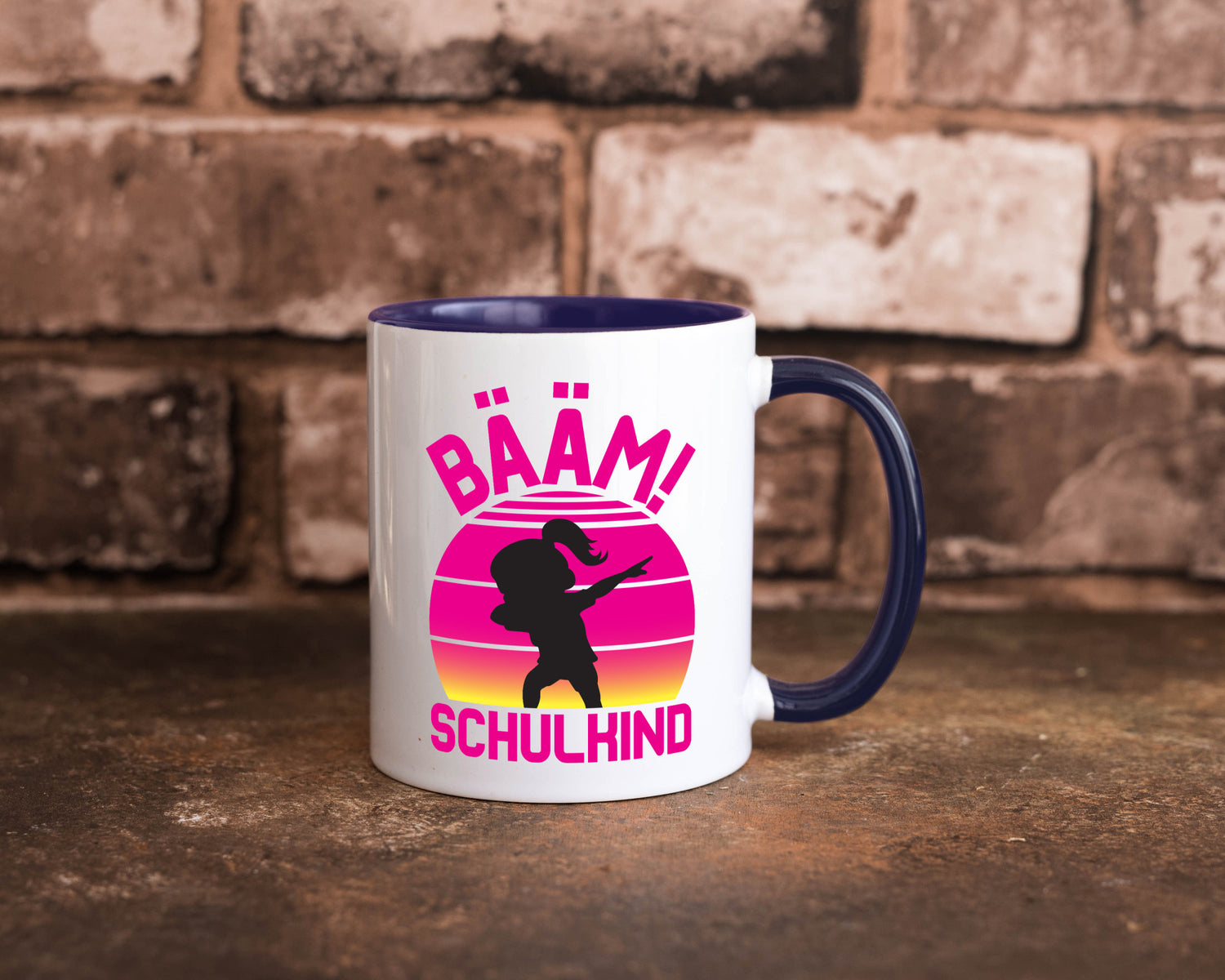 Bääm Schulkind | Einschuldung Schulanfang Geschenkidee Humor Tasse