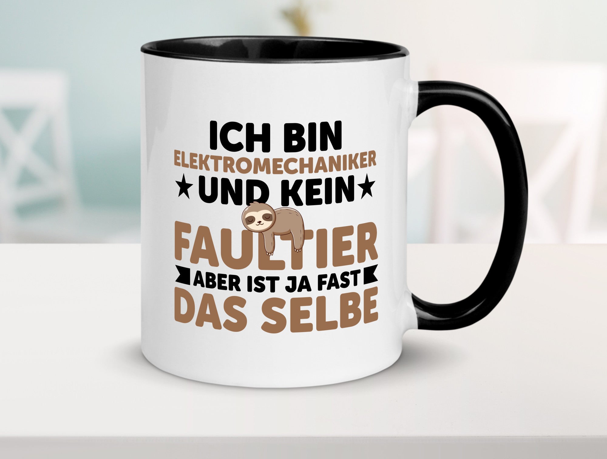 Ich bin kein Faultier: Elektromechaniker | Mechaniker Geschenkidee