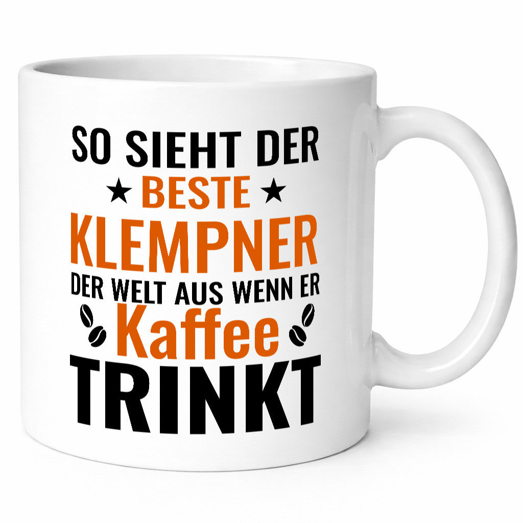 Kaffee trinkt: Klempner |klempnern Geschenk Humor Geschenkidee lustiger Spruch