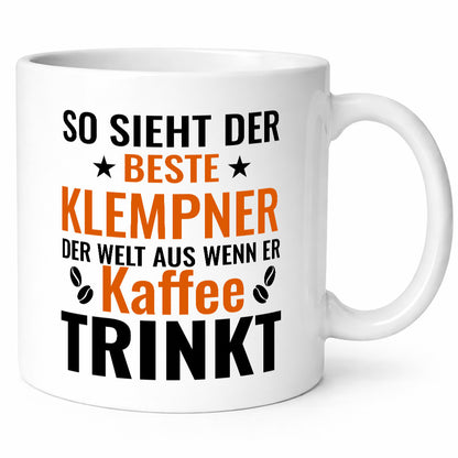 Kaffee trinkt: Klempner |klempnern Geschenk Humor Geschenkidee lustiger Spruch
