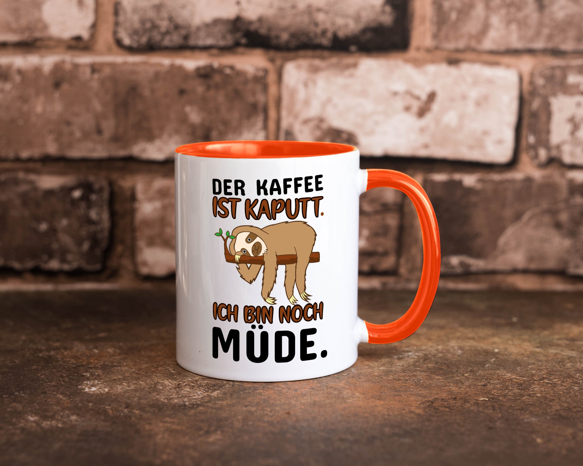 Der Kaffee ist kaputt v2 Geschenk Humor Geschenkidee lustiger Spruch Tasse