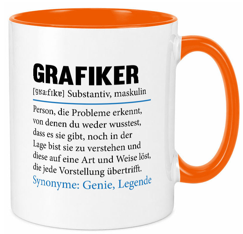 Grafiker | Beruf Grafik Design Grafikdesign lustiger Spruch Geschenk Arbeit Tasse