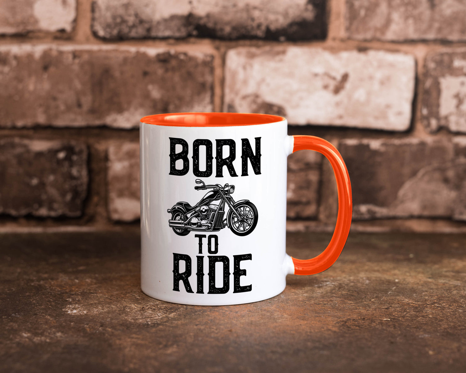 Born to ride | Biker Tasse Motorradfahrer Motorrad lustiger Spruch Geschenk