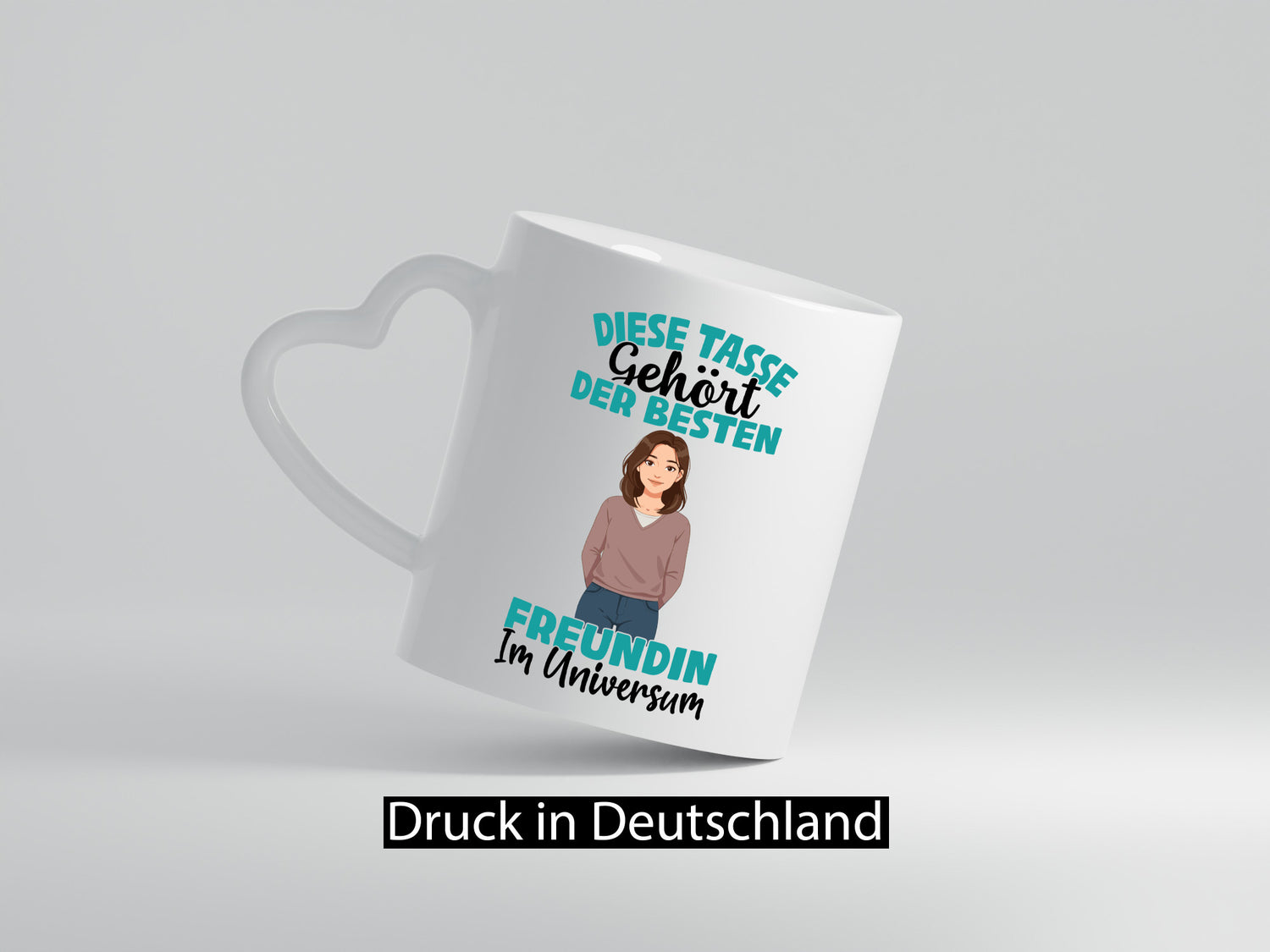 Im Universum: Freundin | Beziehung Partnerin Liebe Geschenk Humor Geschenkidee