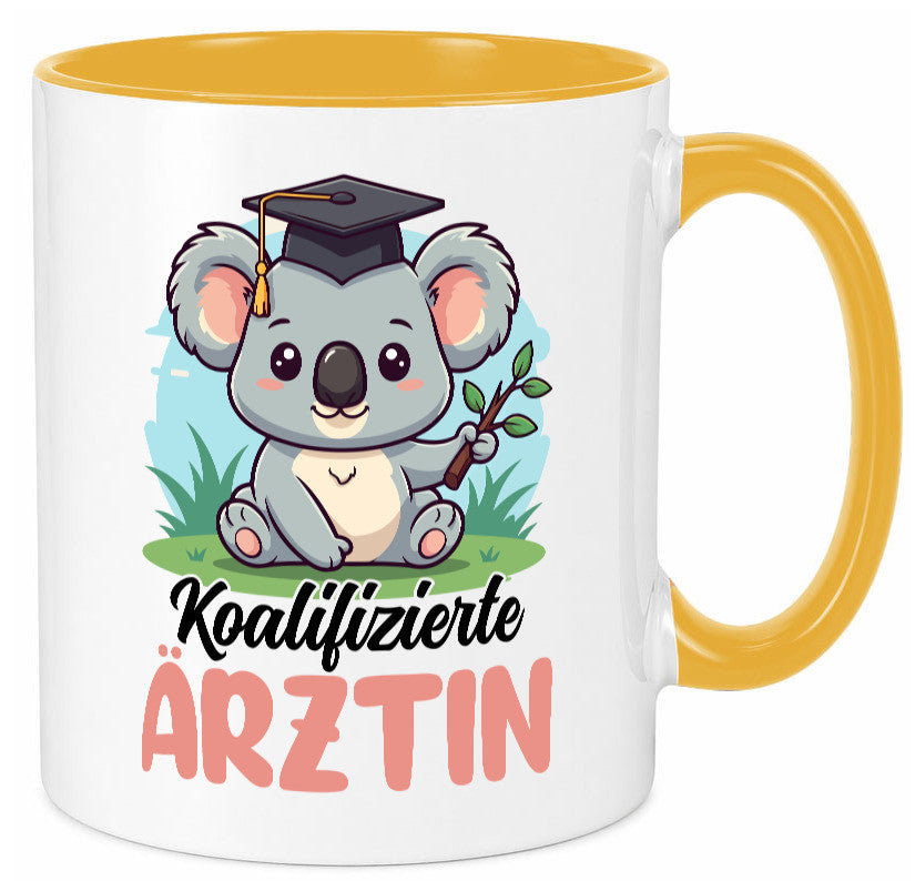 Koalifizierte Ärztin | Medizin Doktorin Fachärztin Geschenkidee Humor Tasse