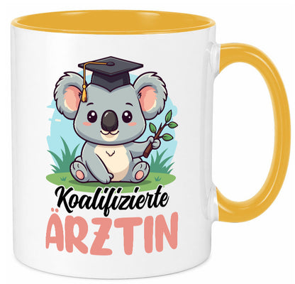 Koalifizierte Ärztin | Medizin Doktorin Fachärztin Geschenkidee Humor Tasse