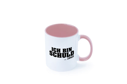 Ich bin Schuld | Schwarze Schaff lustig Humor Geschenkidee Geschenk Tasse