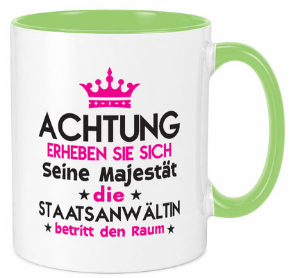 Seine Majestät Staatsanwältin | Anwältin lustiger Spruch Geschenk Humor