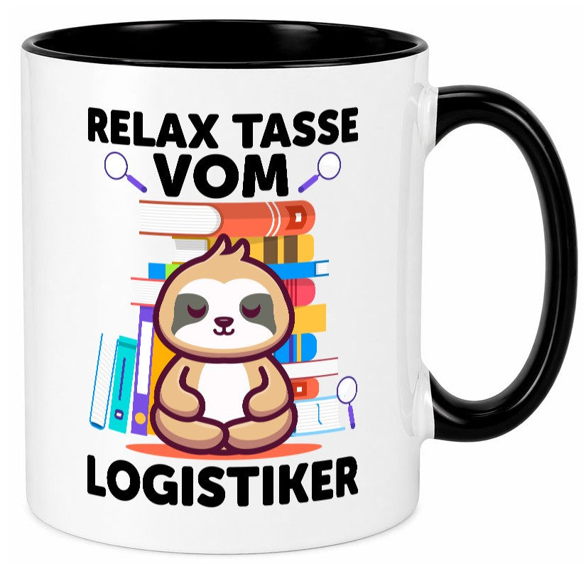 Relax Tasse: Logistiker | Beruf Logistik lustig Arbeit Kollegen Büro Geschenk