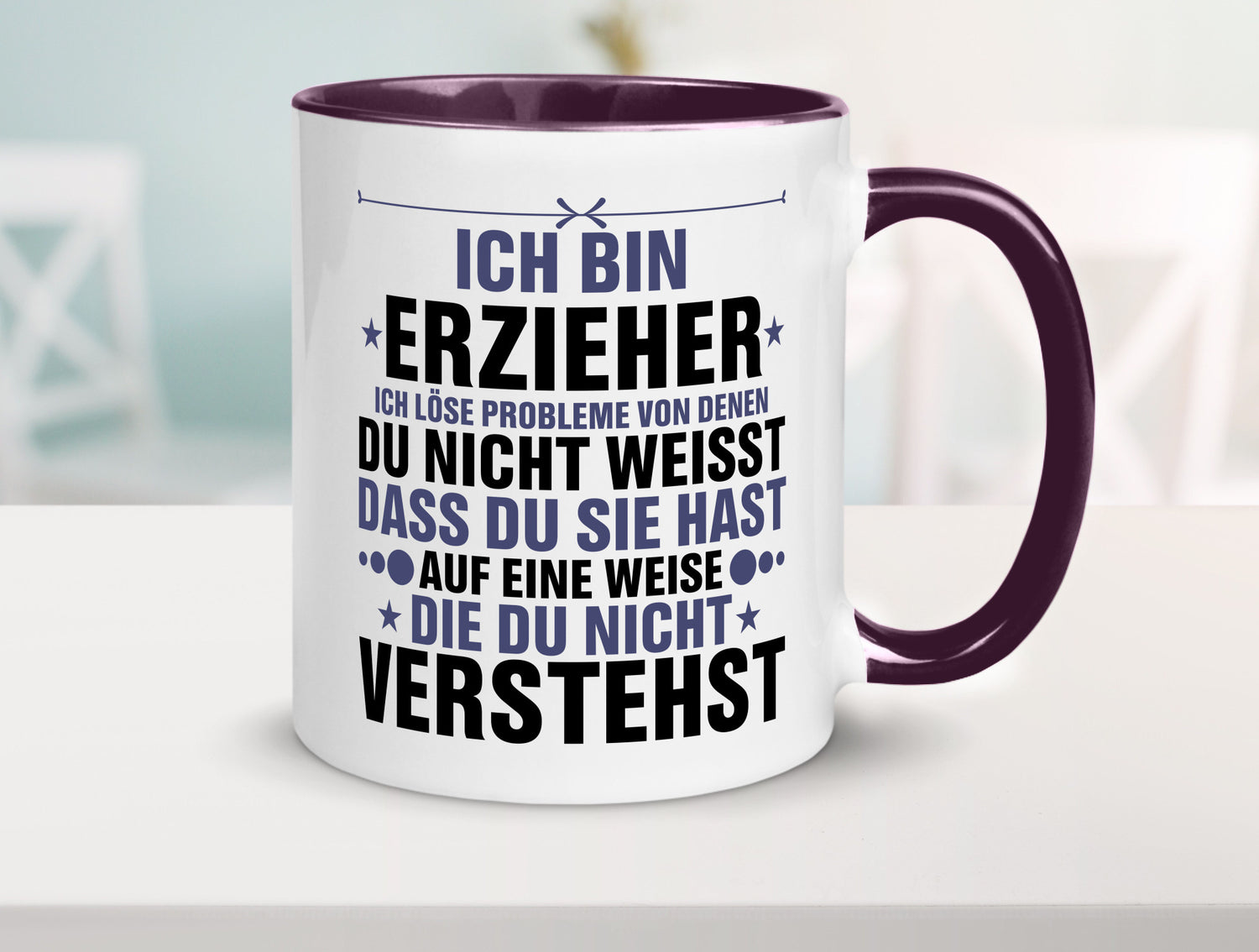 Löse Probleme: Erzieher | Pädagoge Schule v2 lustiger Spruch Geschenk Humor