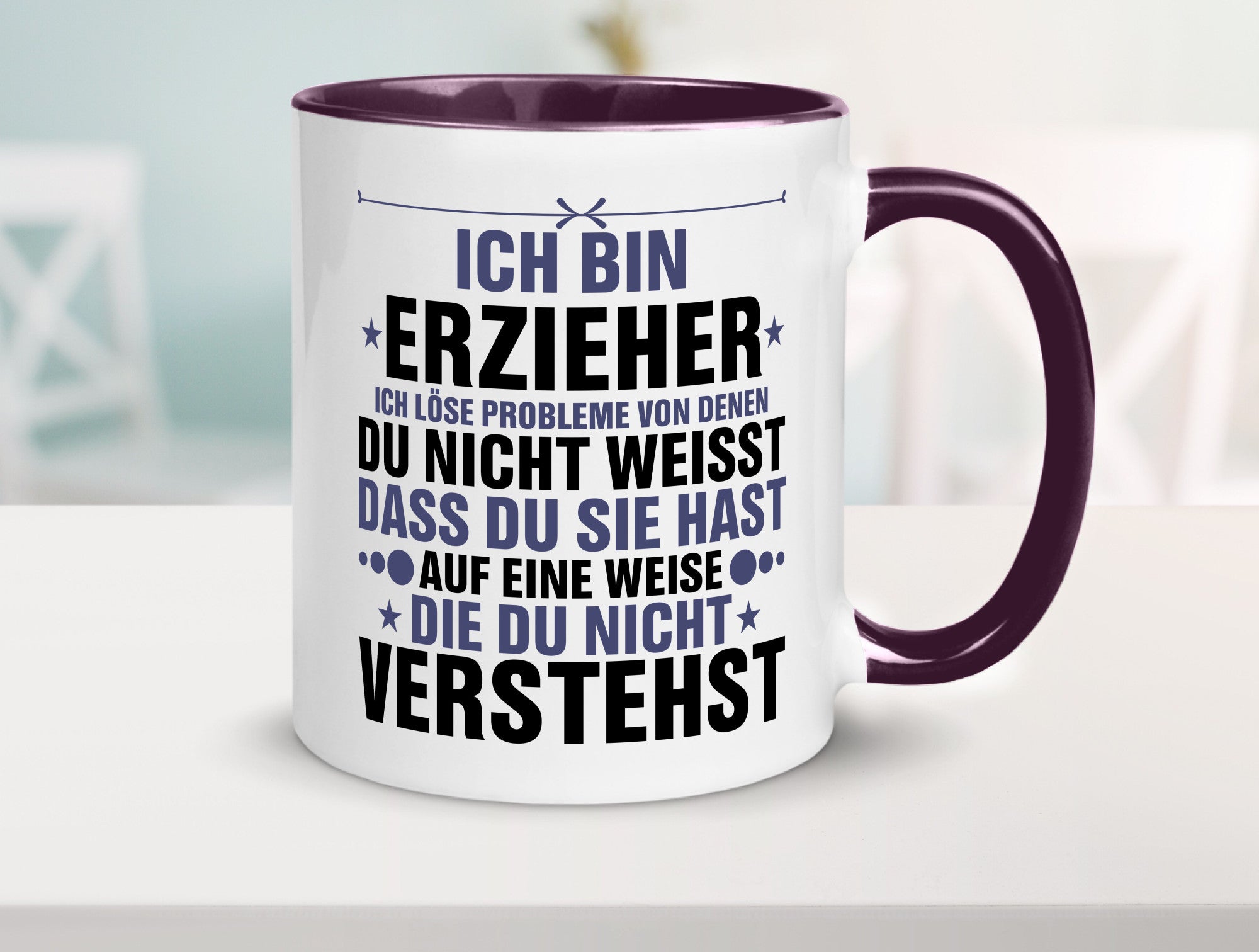 Löse Probleme: Erzieher | Pädagoge Schule v2 lustiger Spruch Geschenk Humor
