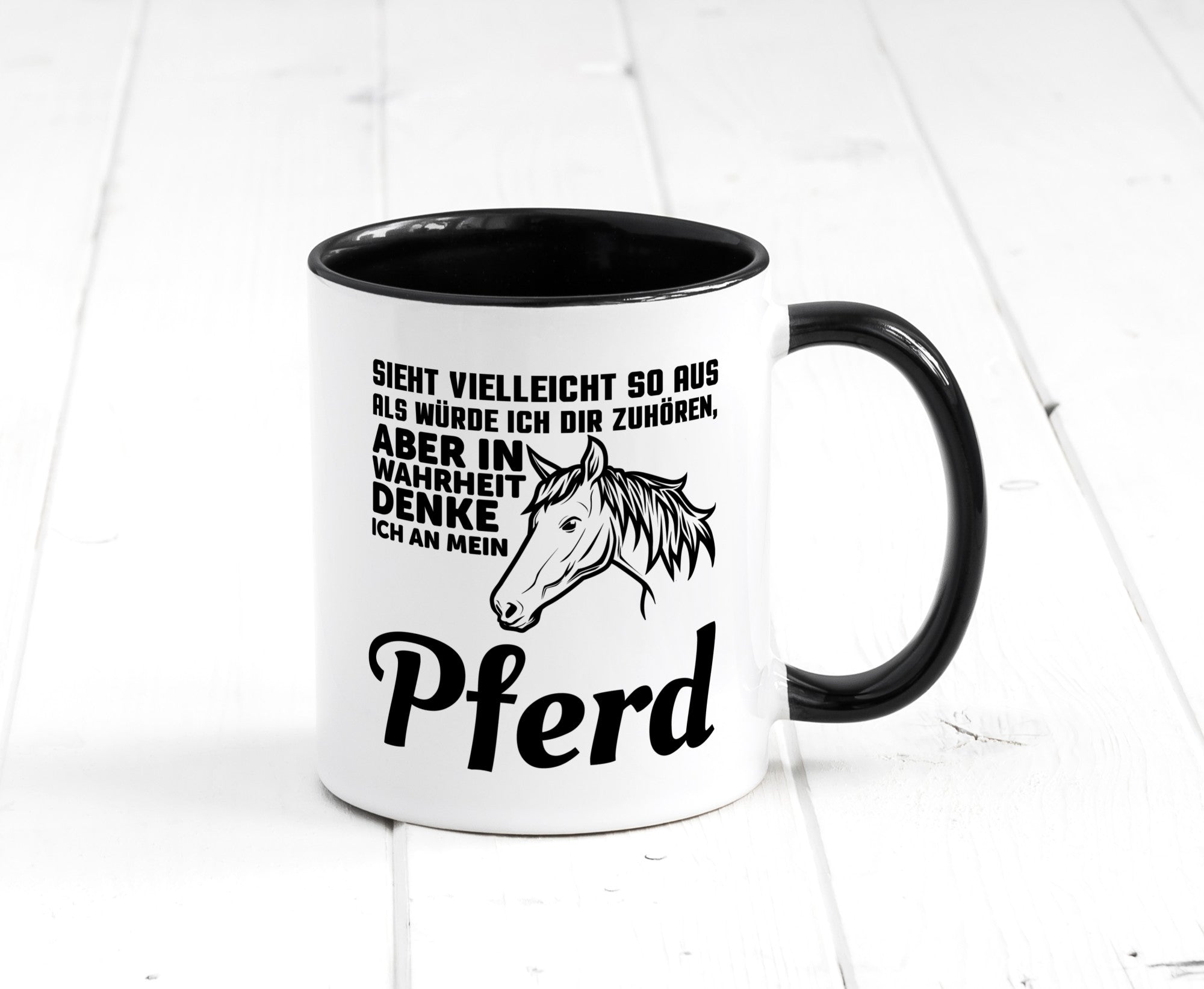 Pferde Spruch | Reiterin Tasse Pferdesport Reiten Humor Geschenkidee