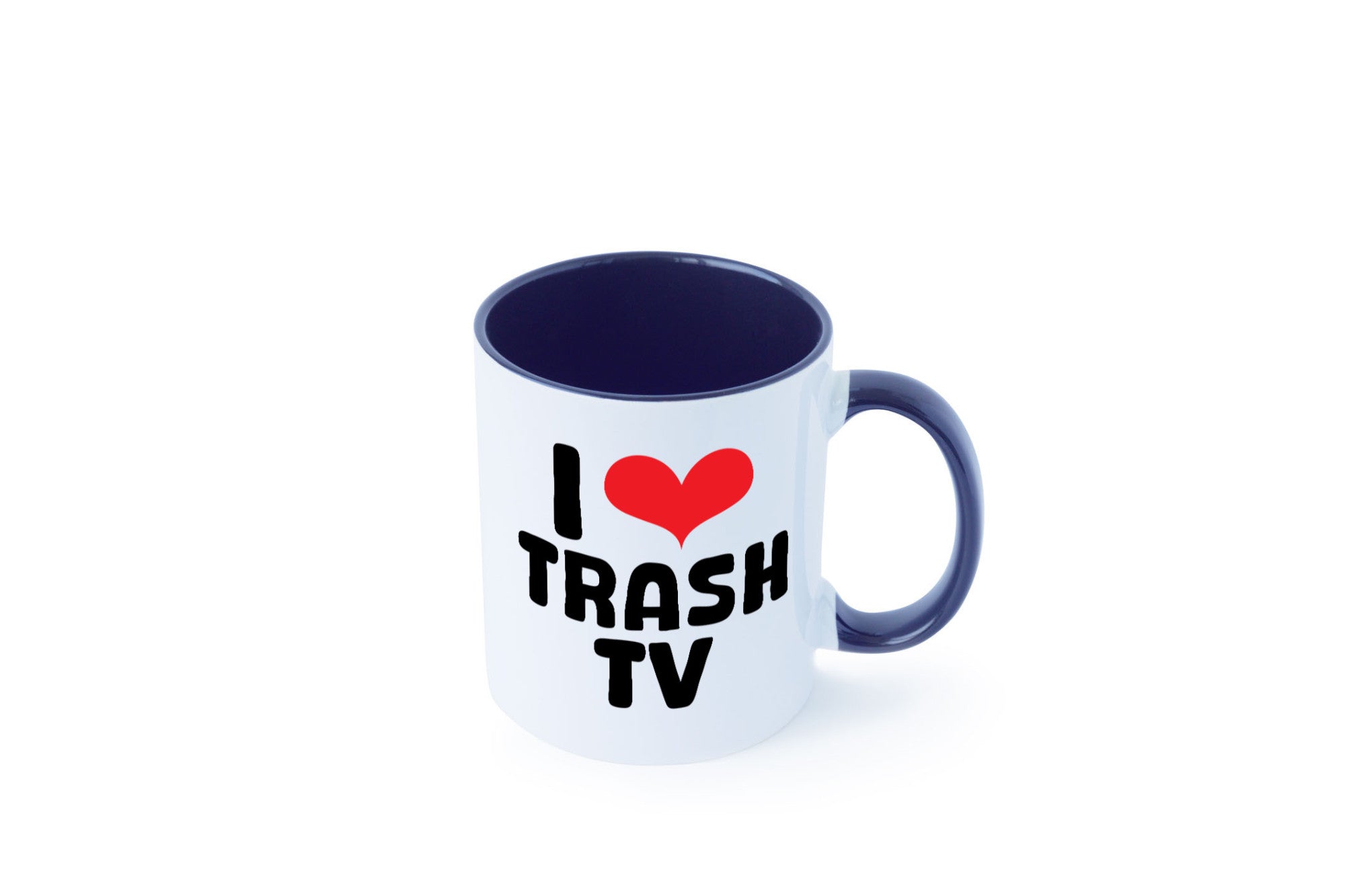 I love Trash TV | v2 lustig Humor Geschenkidee Geschenk Tasse