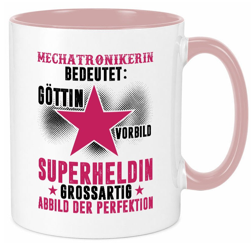 Bedeutung von Mechatronikerin | KFZ Werkstatt Humor Geschenkidee Tasse