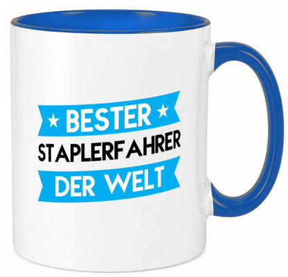 Bester Staplerfahrer | Gabelstapler Fahrer Geschenkidee Humor Tasse