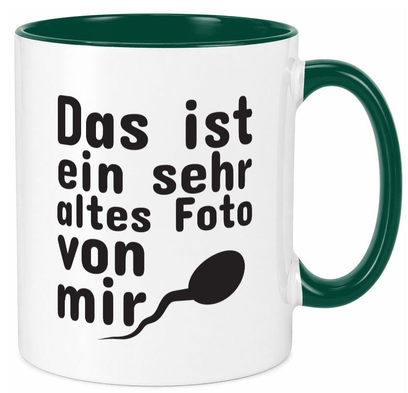 Sehr altes Foto von mir | lustige Tasse Männer Humor Geschenk Geschenkidee