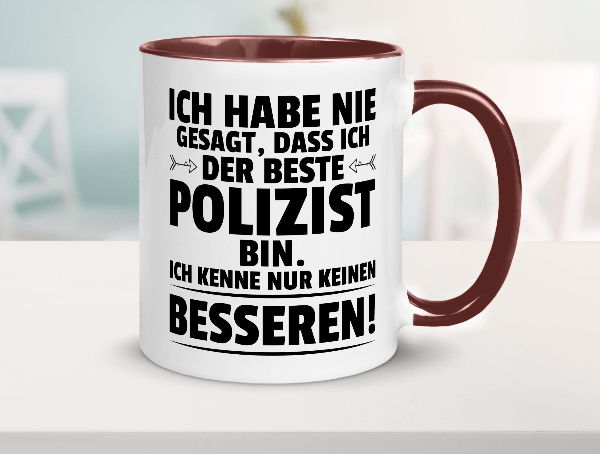 Der Beste Polizist | Polizei Humor Geschenkidee Tasse