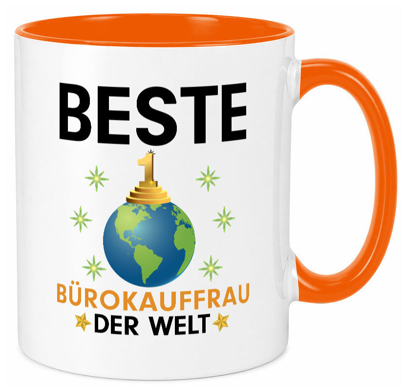 Welt Beste Bürokauffrau | Kauffrau Geschenk Arbeit Kollegen Büro lustiger