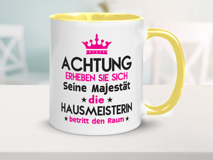 Seine Majestät Hausmeisterin | Hauswart Humor Geschenkidee Tasse