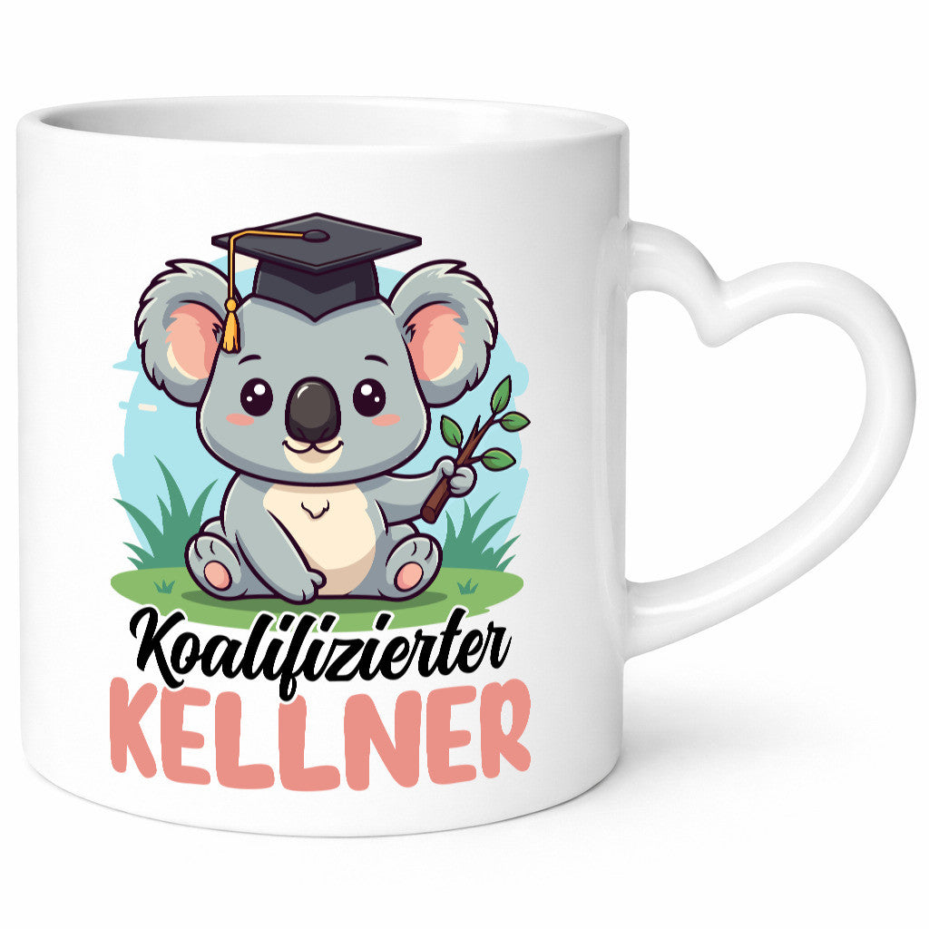 Koalifizierter Kellner | kellnern Bedienung Geschenk Humor Geschenkidee