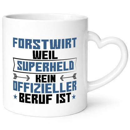 Superheld Forstwirt | Waldarbeiter Geschenkidee Arbeit Kollegen Büro Humor Tasse