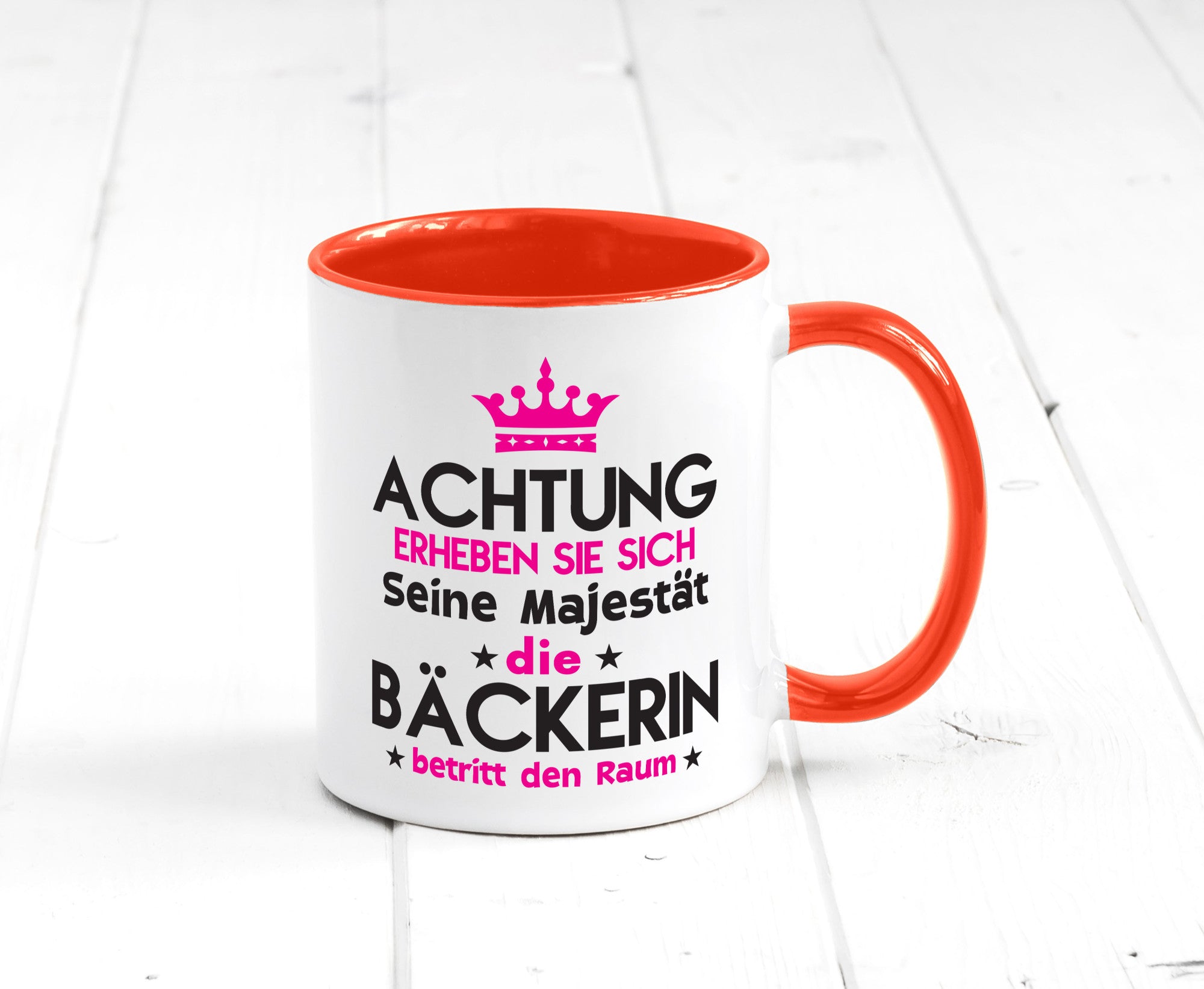 Seine Majestät Bäckerin | Bäckerei Frauen Backen Humor Geschenkidee Tasse