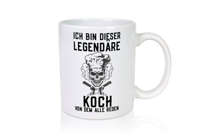 Legendärer Koch | Haubenkoch Totenkopf Küchenchef lustiger Spruch Geschenk