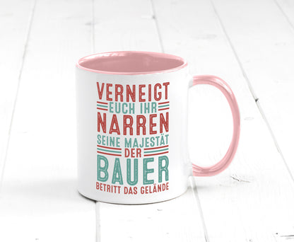 Verneigt euch: Bauer | Bauernhof Landwirtschaft v2 lustig Humor Geschenkidee