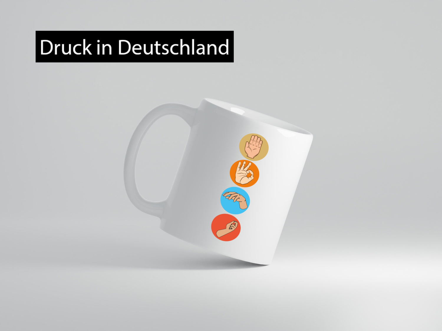 Taucher Tasse | Handzeichen Symbole Tauchen Hobby Humor Geschenkidee