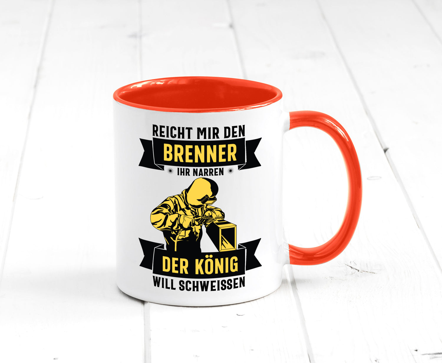 König will schweissen | Schweisser Sterne lustiger Spruch Geschenk Humor