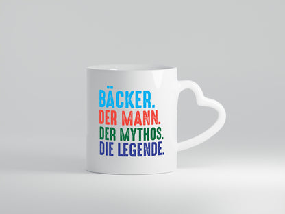 Bäcker | Der Mann Mythos Die legende Humor Geschenkidee Tasse
