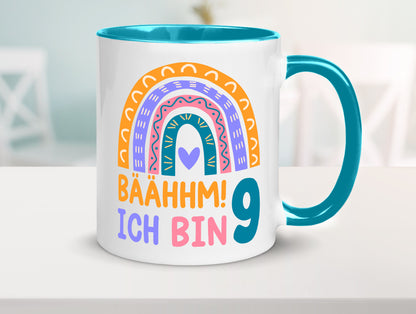 9. Geburtstag | 9 Jahre Regenbogen Bääm Mädchen Geschenk Geschenkidee lustiger
