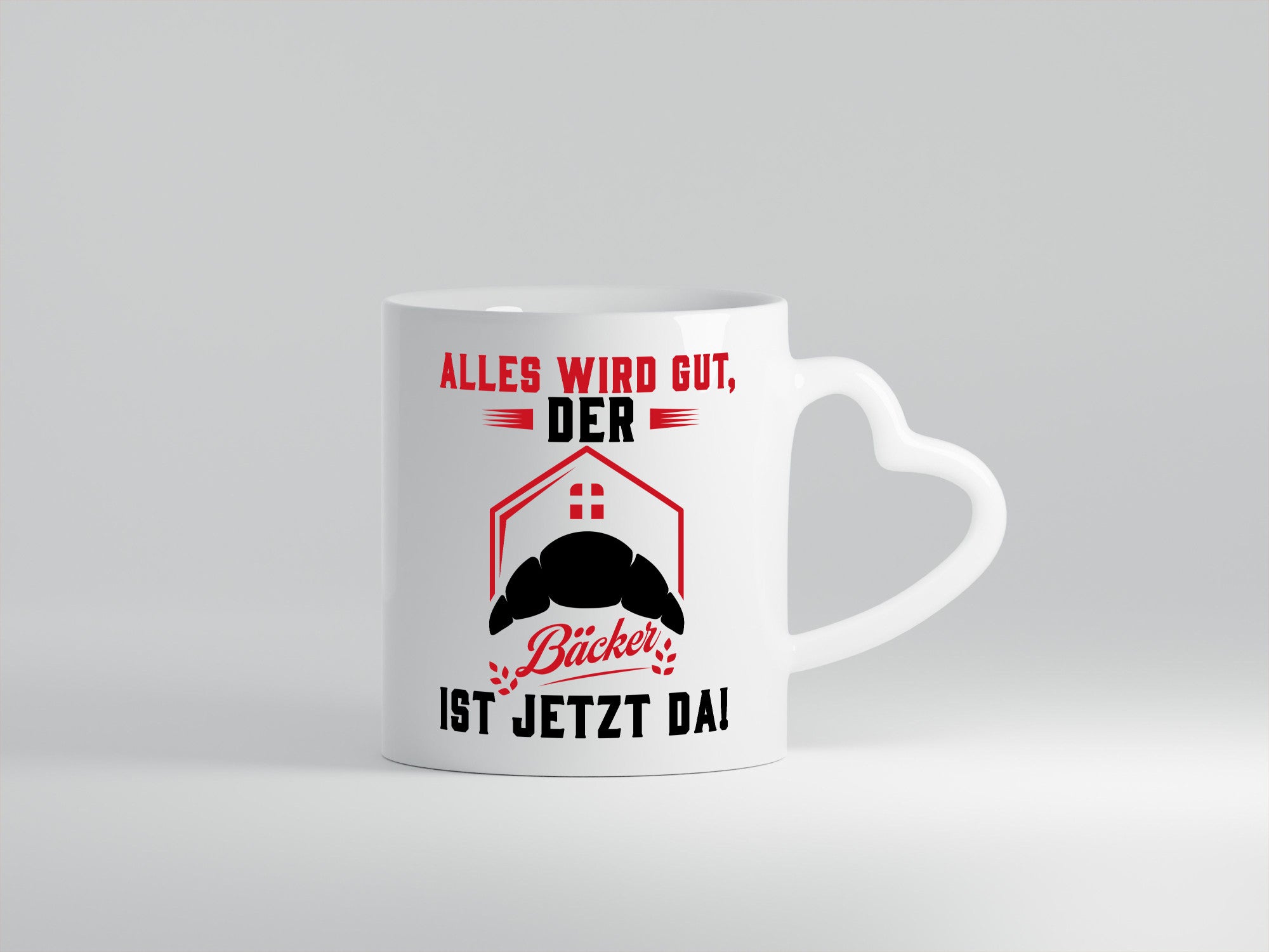 Der Bäcker ist jetzt da | Bäckerrei Geschenk Humor Geschenkidee lustiger Spruch