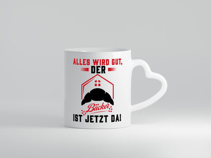 Der Bäcker ist jetzt da | Bäckerrei Geschenk Humor Geschenkidee lustiger Spruch