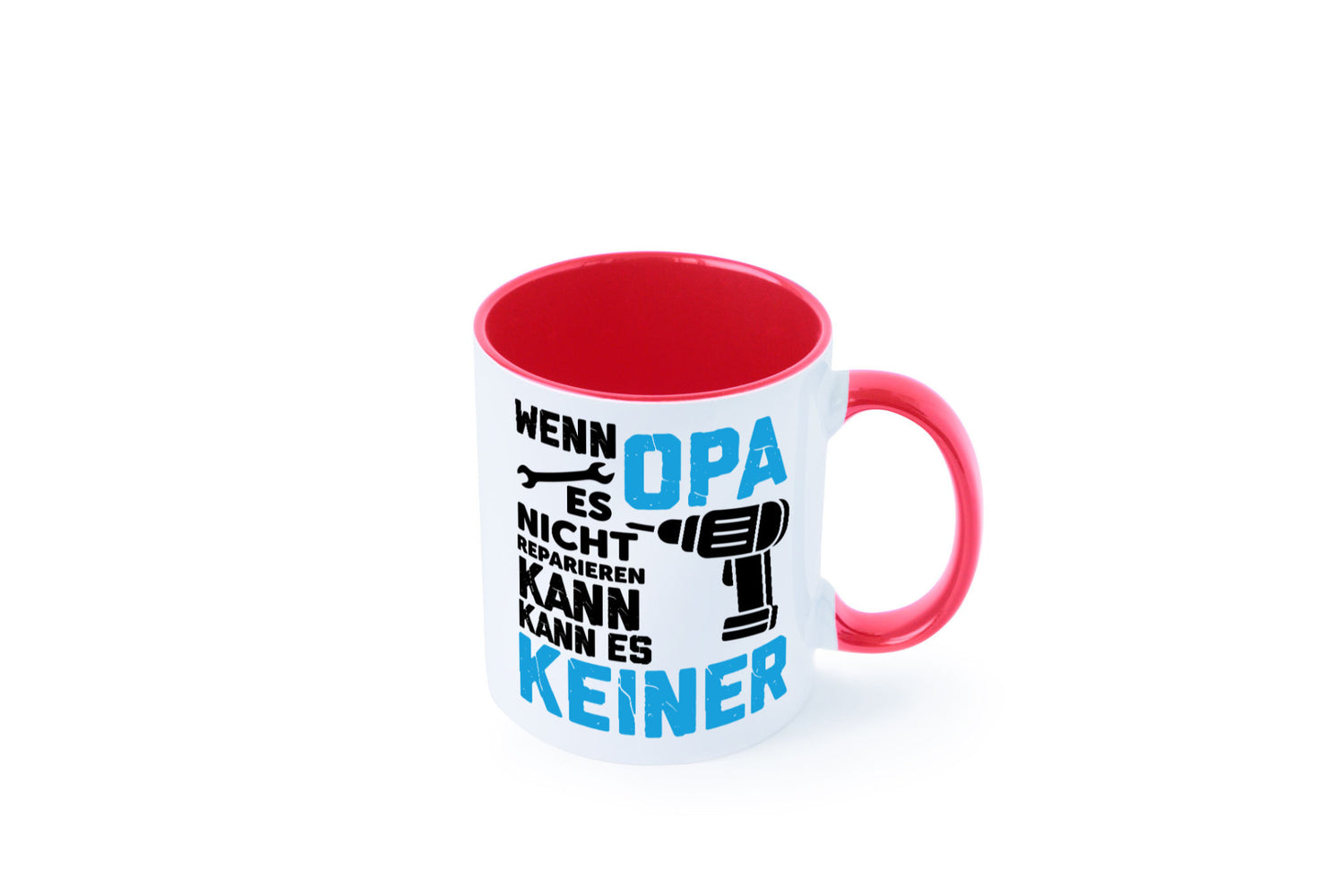 Wenn opa es nicht Reparieren kann | für alles Geschenkidee Familie Humor Tasse