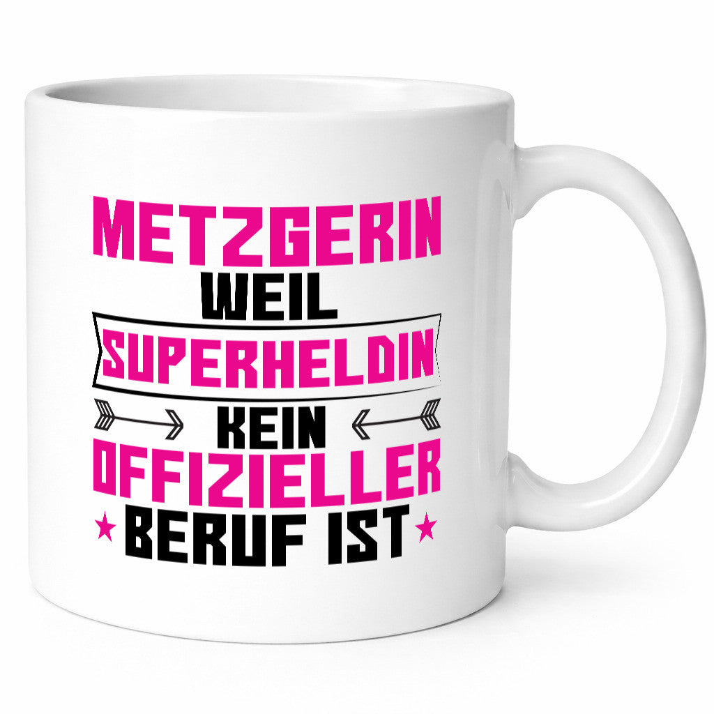 Superheldin Metzgerin | Fleischerin lustiger Spruch Geschenk Humor Geschenkidee