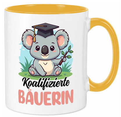 Koalifizierte Bäuerin | Bauernhof Landwirtschaft lustiger Spruch Geschenk Humor