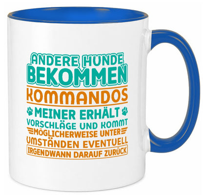Hunde Training | Hundebesitzer Tasse Hundekommando vl10 Geschenk Tierliebhaber