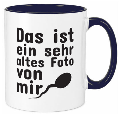 Sehr altes Foto von mir | lustige Tasse Männer Humor Geschenk Geschenkidee