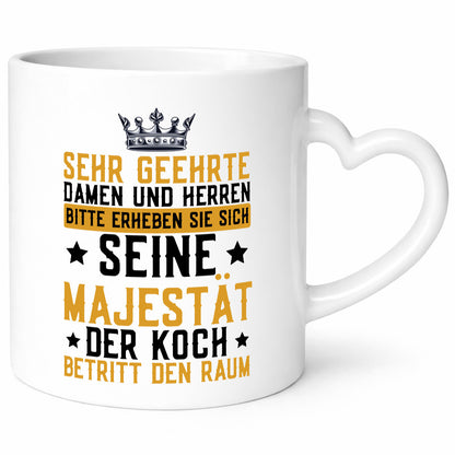 Seine Majestät der Koch | Küchenchef Restaurant Beruf Geschenkidee Arbeit