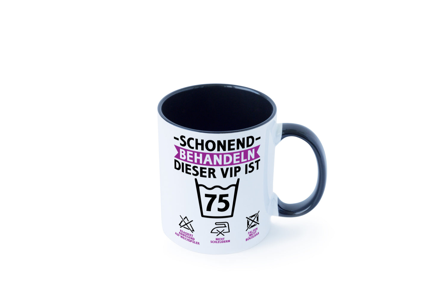 75 Geburtstag | schonend behandeln Jahre v2 lustiger Spruch Geschenk
