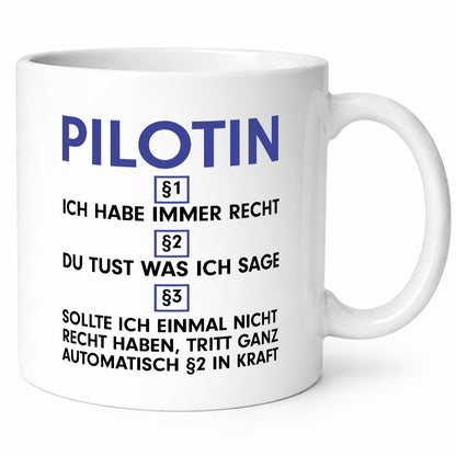 Ich habe immer Recht Pilotin | Definition Piloten v2 lustiger Spruch Geschenk